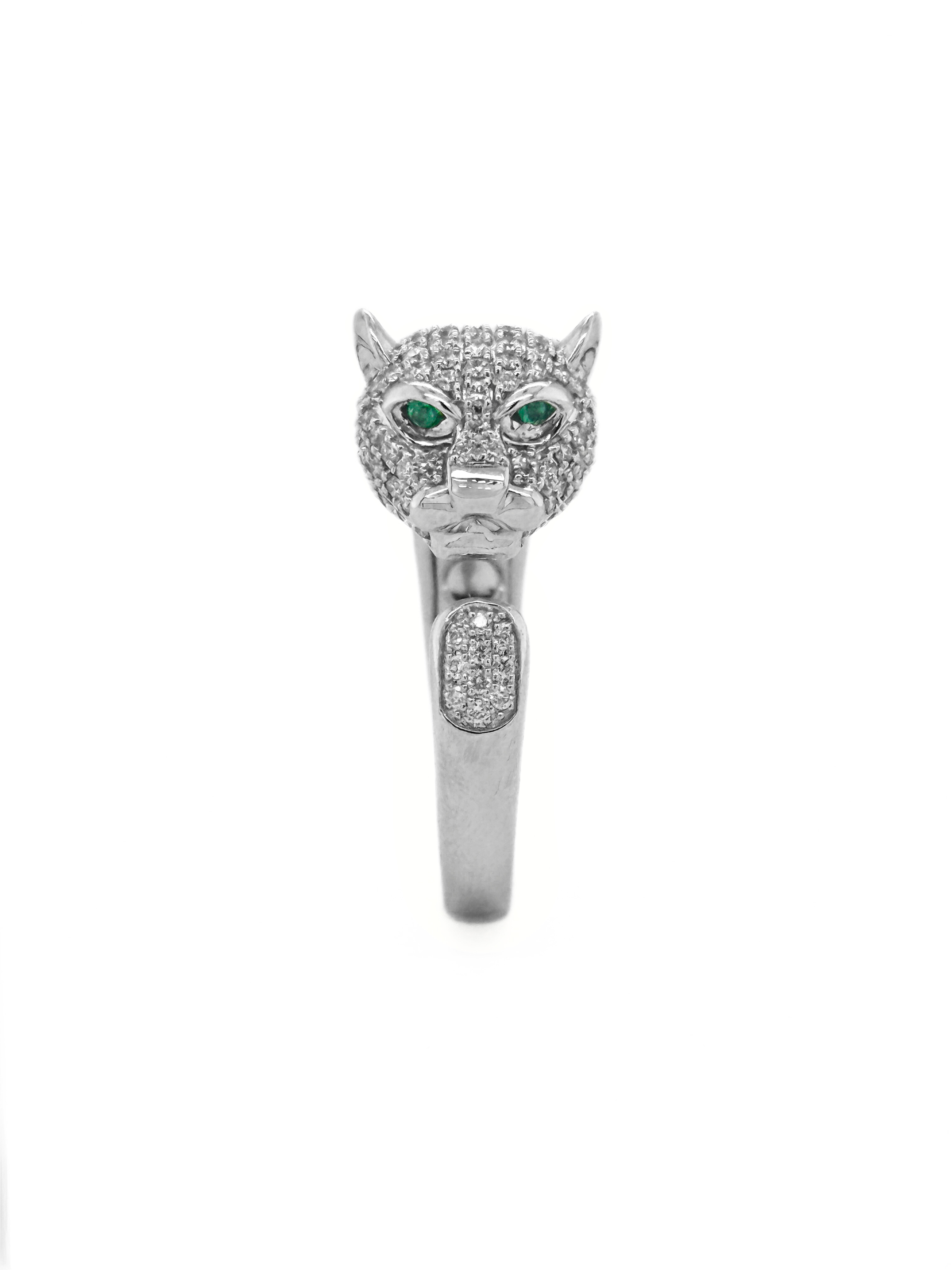 EMERALD PANTHER RING-418367